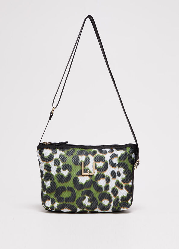 Liu Jo Animal-Print Women\'s Crossbody Bags Green | CRD-250968