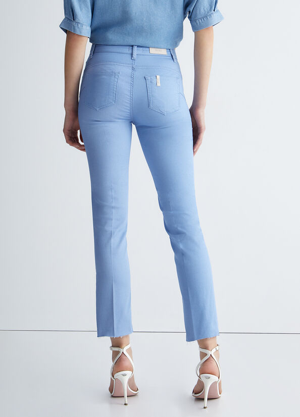 Liu Jo Bottom Up Women's Pants Blue | BWC-652830