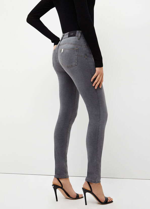 Liu Jo Bottom Up Women's Skinny Jeans Grey | VBR-065918