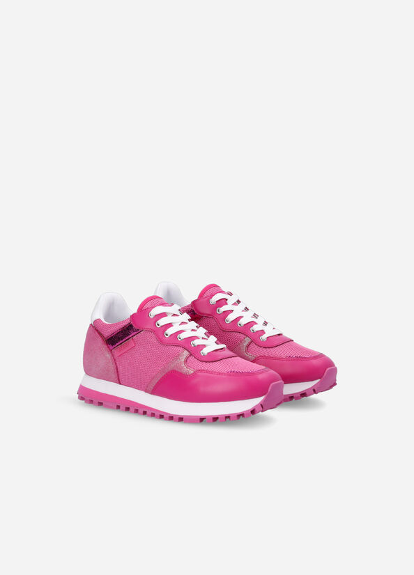 Liu Jo Brighty Mesh Women's Sneakers Fuchsia | KQT-821409