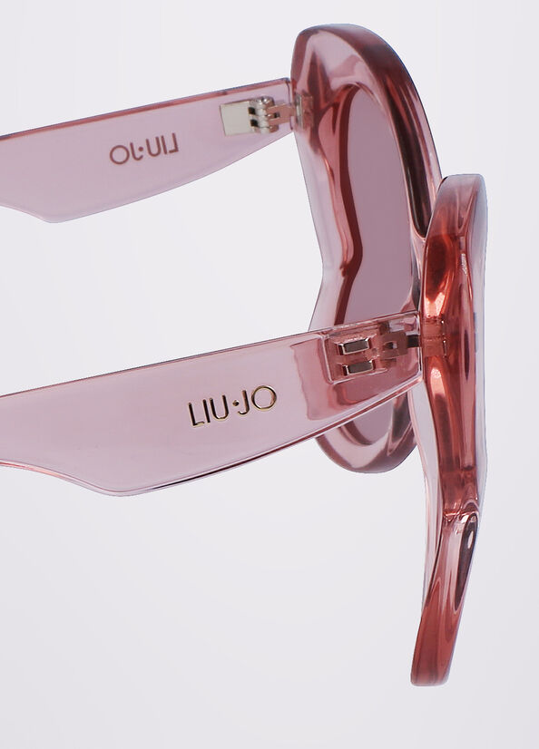 Liu Jo Butterfly Women's Sunglasses Pink | JQT-895731