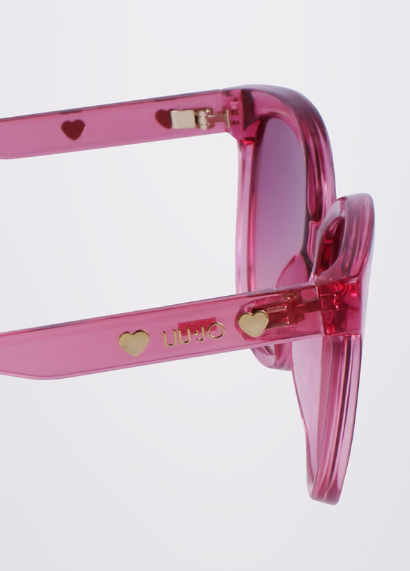 Liu Jo Butterfly Women's Sunglasses Pink | YHZ-165947