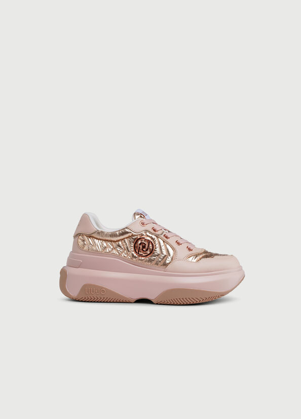 Liu Jo Chunky With Logo Women's Sneakers Pink | EGV-960831