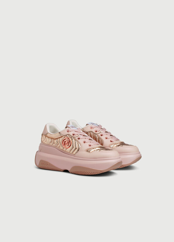 Liu Jo Chunky With Logo Women's Sneakers Pink | EGV-960831