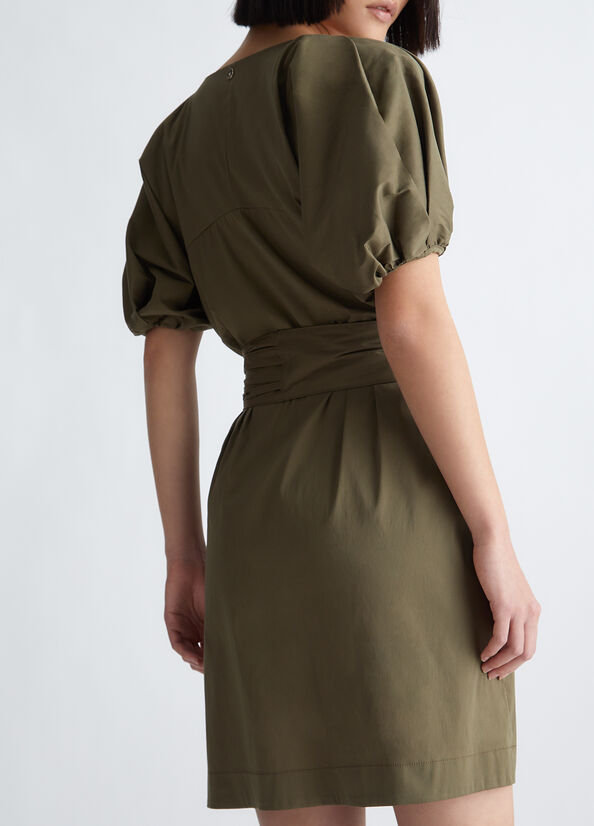 Liu Jo Coming Soon Women's Dress Olive | CJV-928163