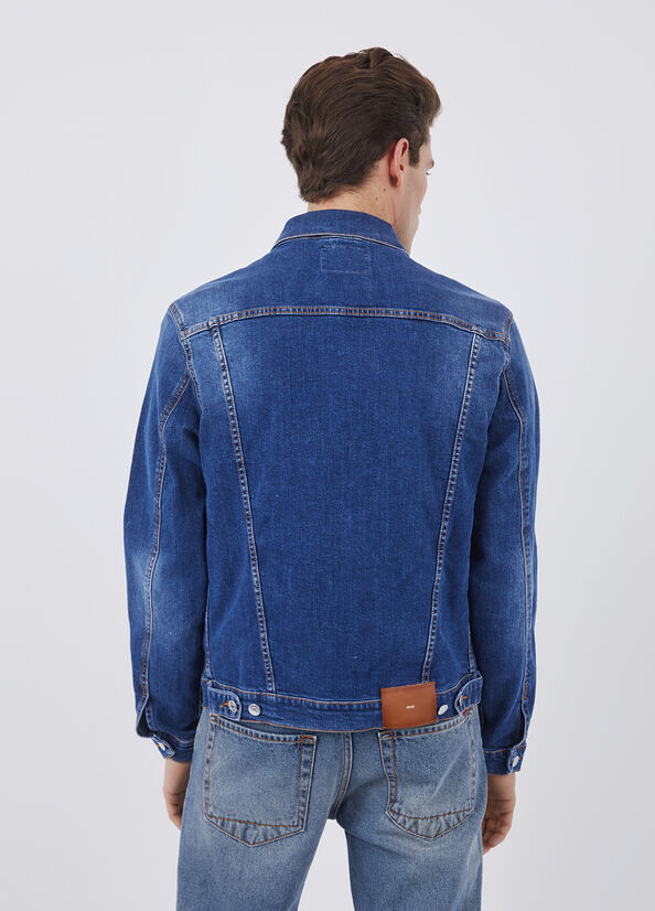 Liu Jo Denim Men's Jackets Blue | DNE-731685