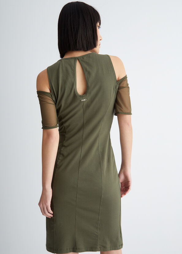 Liu Jo Eco-Friendly Casual Women's Dress Olive | ZJV-024758