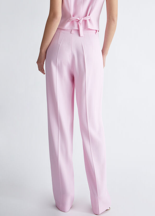 Liu Jo Eco-Friendly Francoise Women's Pants Pink | AJL-930218