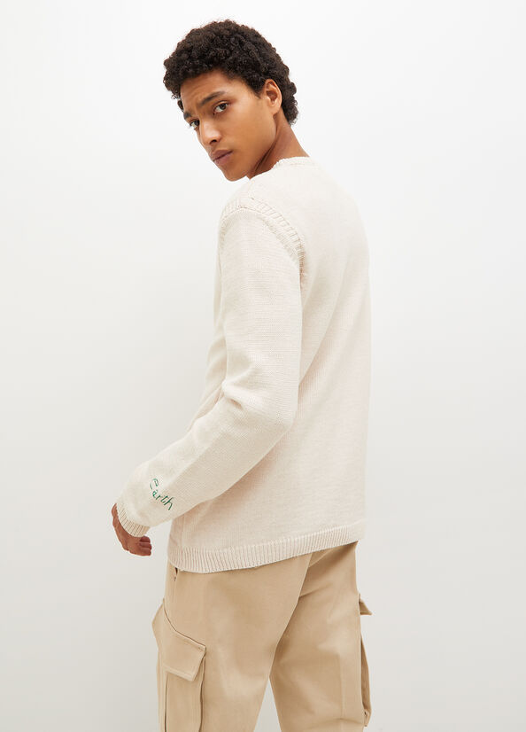 Liu Jo Eco-Friendly Men's Sweaters White | LDI-943058