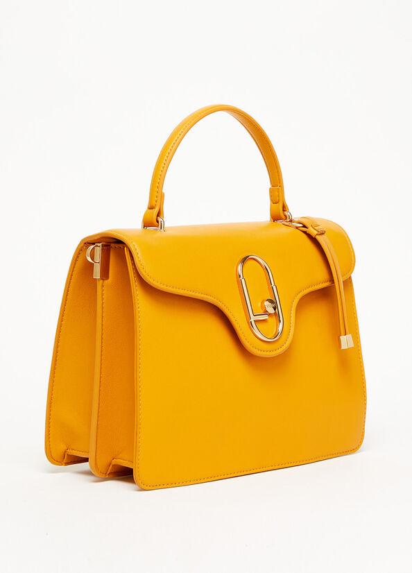 Liu Jo Eco-Friendly With Charm Women's Handbag Yellow | DVU-783509