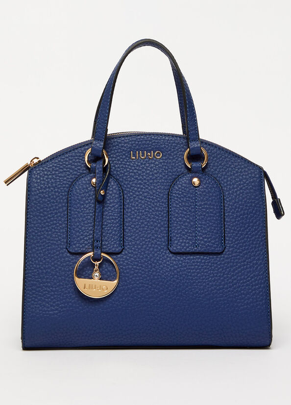 Liu Jo Eco-Friendly With Charm Women's Handbag Blue | RQX-035189