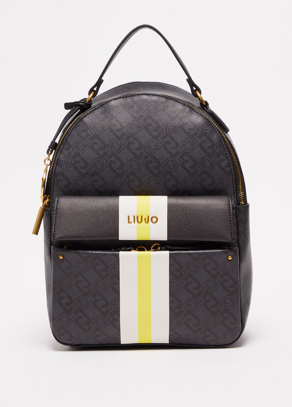 Liu Jo Eco-Friendly Women\'s Backpacks Black | NJQ-849703