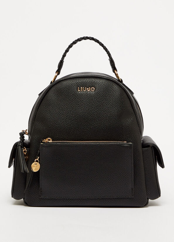 Liu Jo Eco-Friendly Women's Backpacks Black | YPT-614052