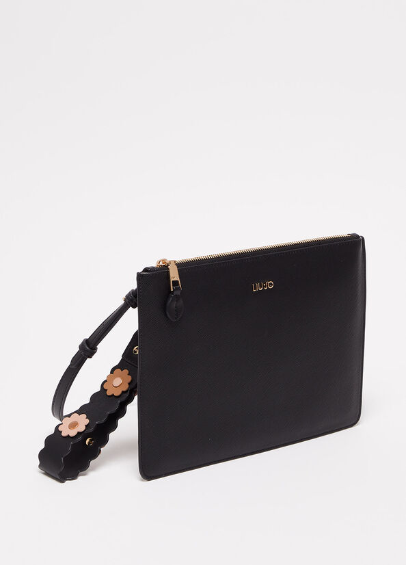 Liu Jo Eco-Friendly Women's Clutch Bag Black | PWE-360152