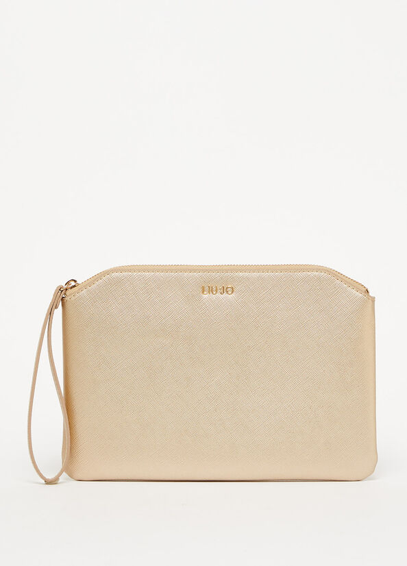 Liu Jo Eco-Friendly Women's Clutch Bag Gold | CAH-490715