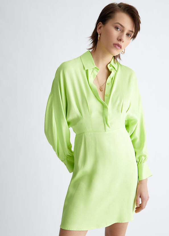 Liu Jo Eco-Friendly Women\'s Dress Green | RFH-548692