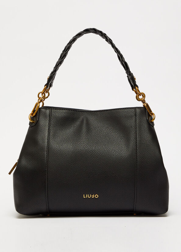 Liu Jo Eco-Friendly Women's Shoulder Bags Black | PKE-170236