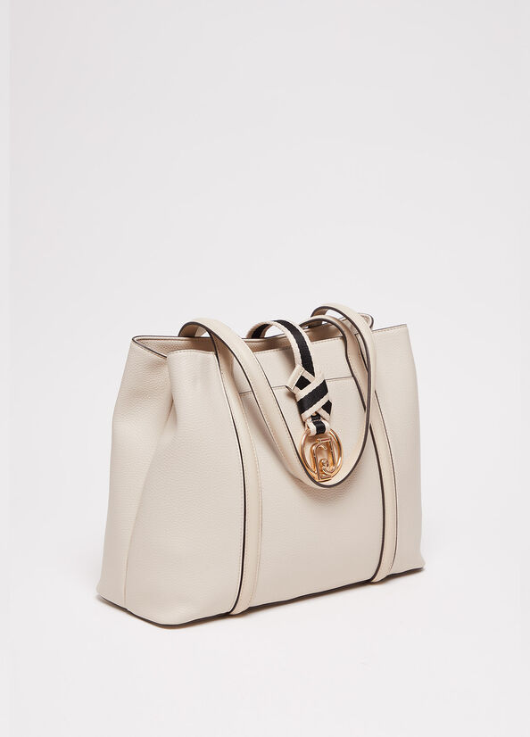 Liu Jo Eco-Friendly Women's Shoulder Bags Beige | RGX-035871