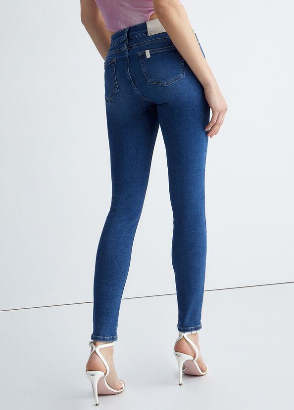 Liu Jo Eco-Friendly Women's Skinny Jeans Blue | QBS-569823