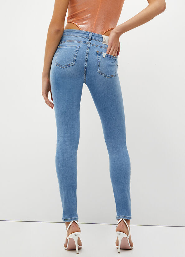 Liu Jo Eco-Friendly Women's Skinny Jeans Blue | UVI-658792