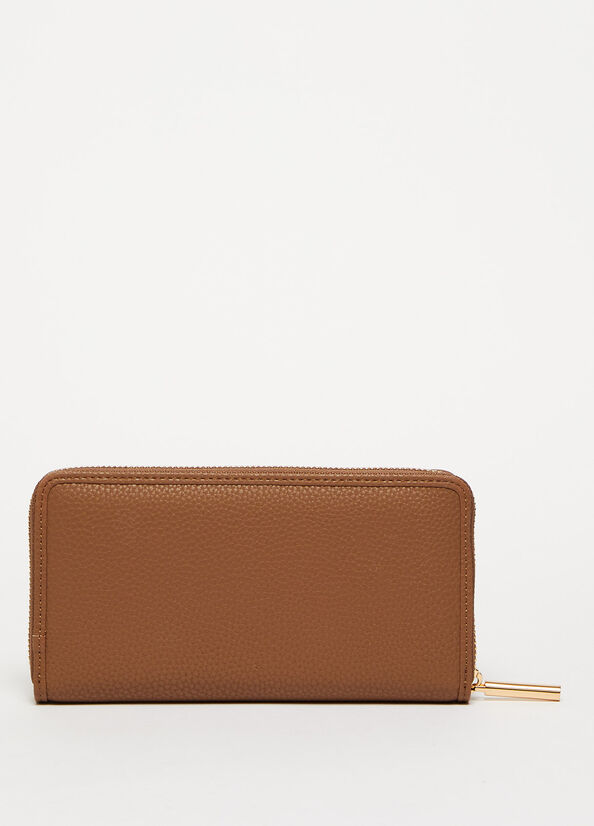 Liu Jo Eco-Friendly Zip-Around Women's Wallets Brown | VJT-679350