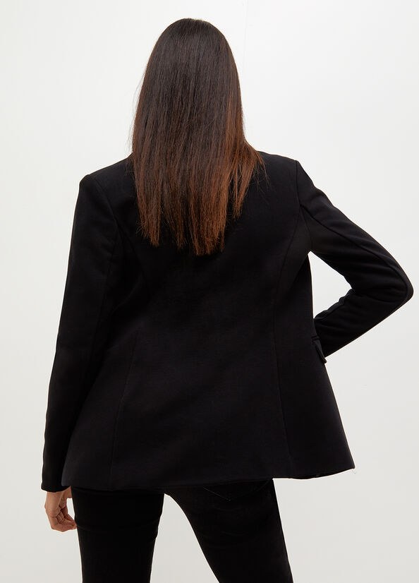 Liu Jo Fabric Blazer Women's Jackets Black | LKG-825109