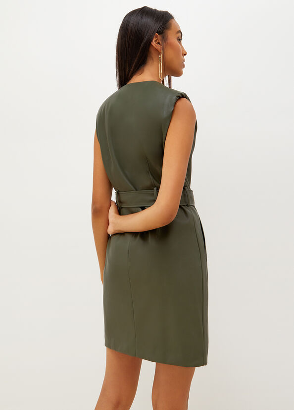 Liu Jo Fabric Women's Dress Green | FSI-129487