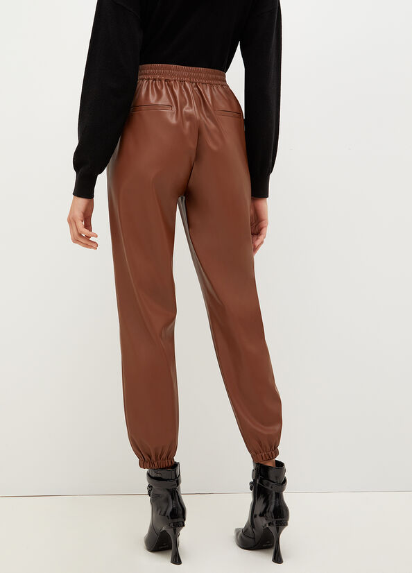 Liu Jo Fabric Women's Pants Brown | GHX-983615