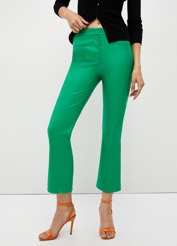 Liu Jo Fabric Women\'s Pants Green | PEW-723810