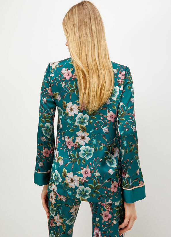 Liu Jo Floral Women's Jackets Green | JXR-618395