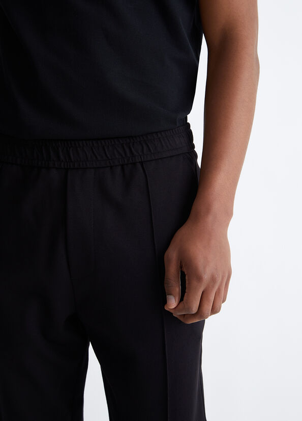 Liu Jo Joggers Men's Pants Black | XVQ-409513