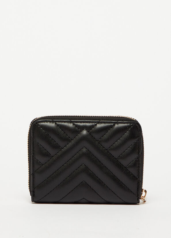 Liu Jo Large Eco-Friendly Quilted Women's Wallets Black | LFI-614753