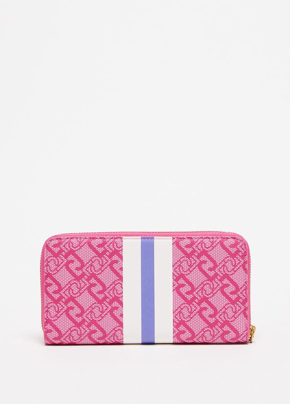 Liu Jo Large Eco-Friendly Women's Wallets Pink | YBR-479025