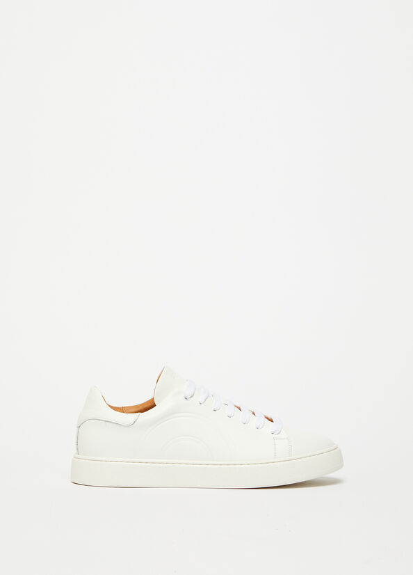 Liu Jo Leather Men's Sneakers White | NFO-072841