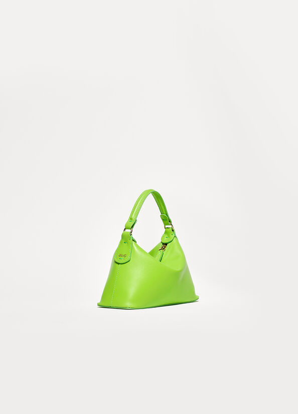 Liu Jo Leather Mini Hobo Women's Crossbody Bags Light Green | AVX-123856