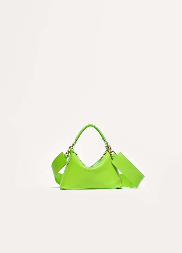 Liu Jo Leather Mini Hobo Women\'s Crossbody Bags Light Green | AVX-123856