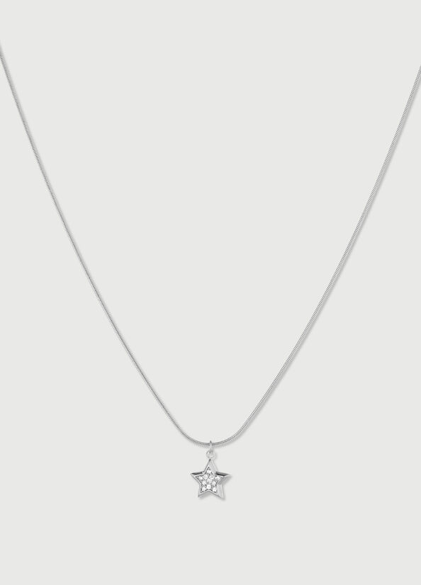 Liu Jo Necklace With Star Women's Jewelry Silver | CWI-405317