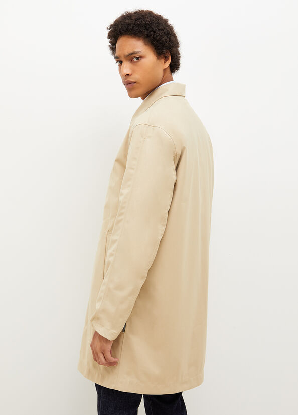 Liu Jo Padded Trench Men's Jackets Beige | UHQ-834569