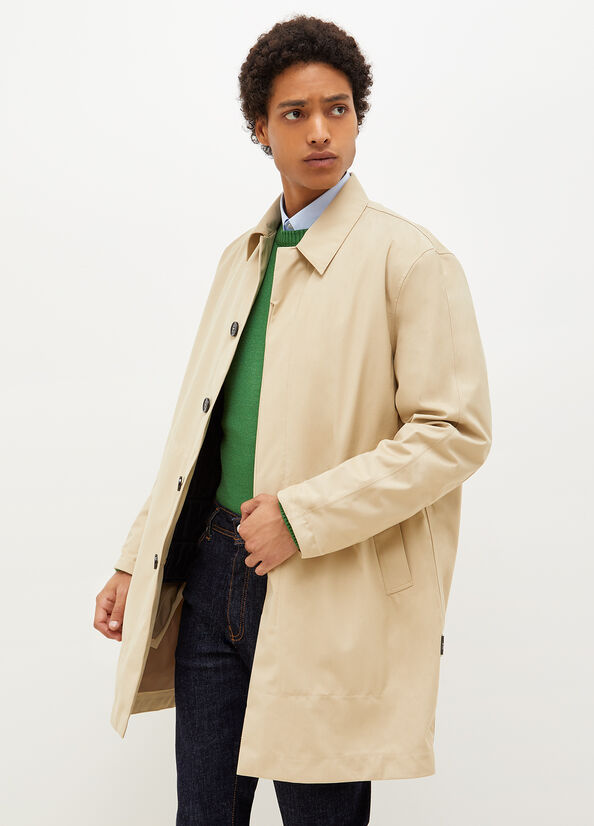 Liu Jo Padded Trench Men\'s Jackets Beige | UHQ-834569