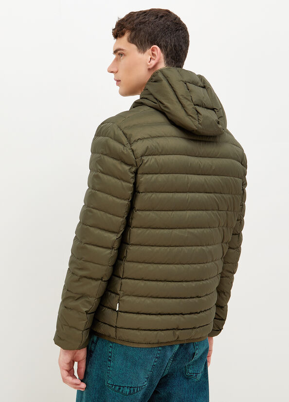 Liu Jo Padded With Hood Men's Jackets Green | OST-136879