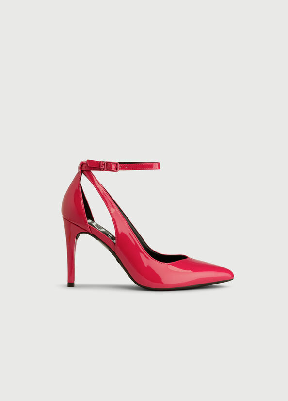 Liu Jo Patent Leather Women's High Heels Fuchsia | NZP-583690