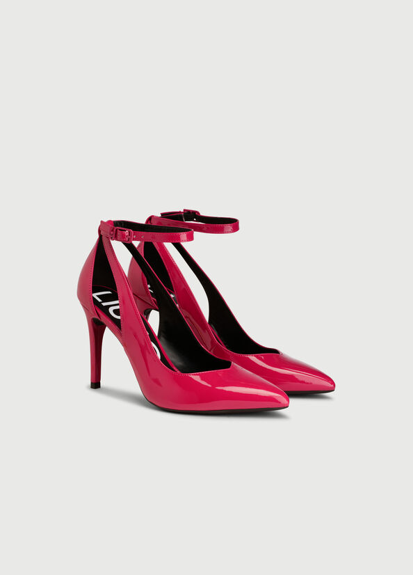 Liu Jo Patent Leather Women's High Heels Fuchsia | NZP-583690