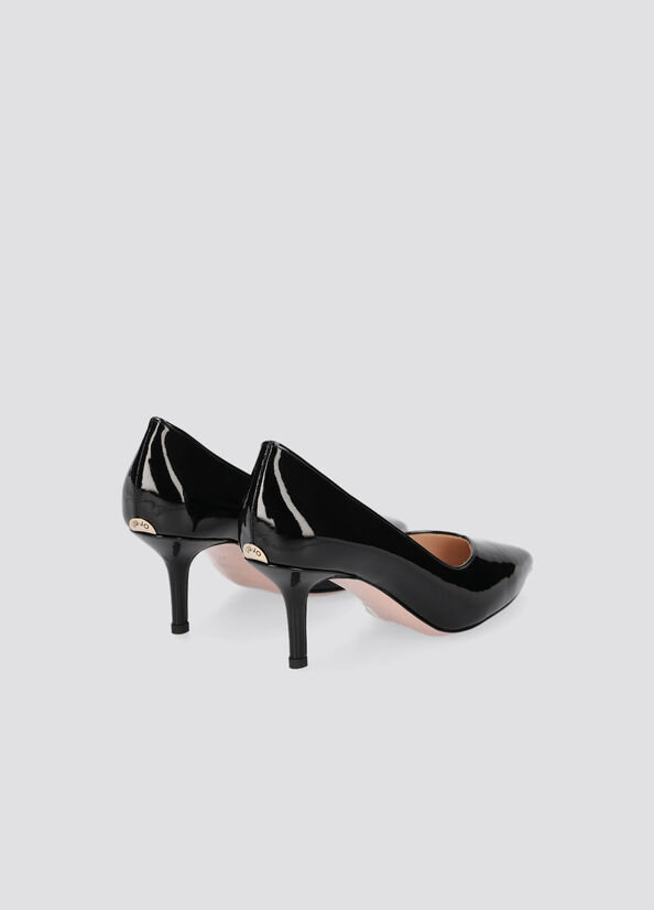 Liu Jo Patent Leather Women's High Heels Black | TLG-924671