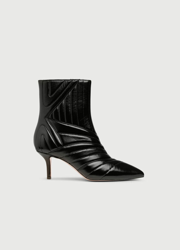 Liu Jo Quilted With Heel Women's Ankle Boots Black | NYG-368751