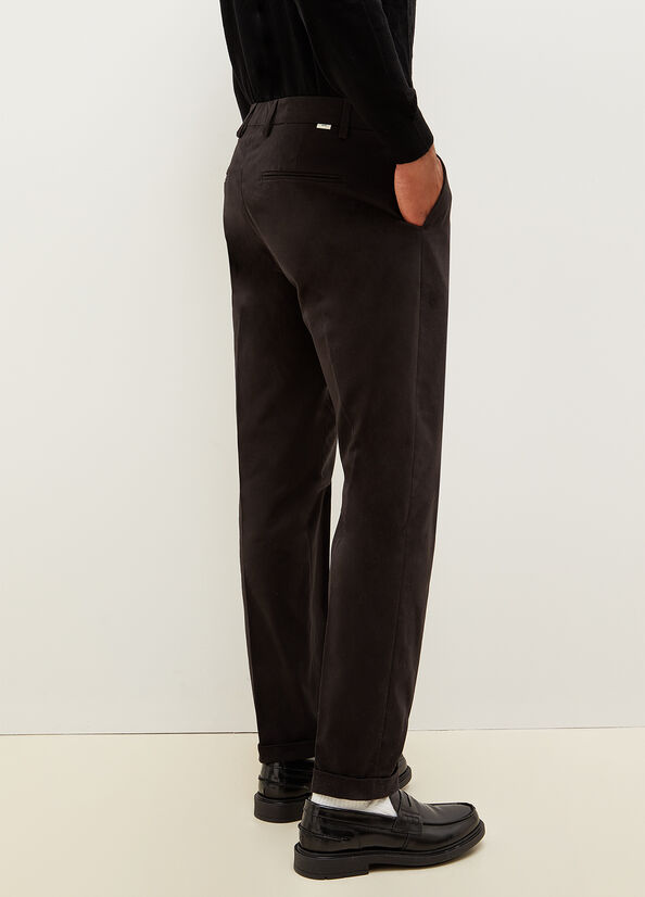 Liu Jo Regular Fit Chinos Men's Pants Black | JAP-921478