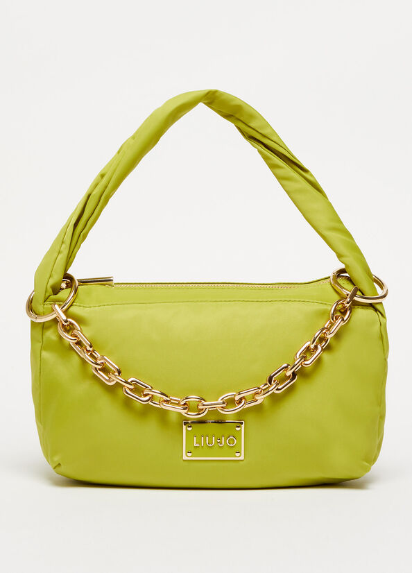 Liu Jo Shoulder With Charm Women's Shoulder Bags Green | UTZ-708936