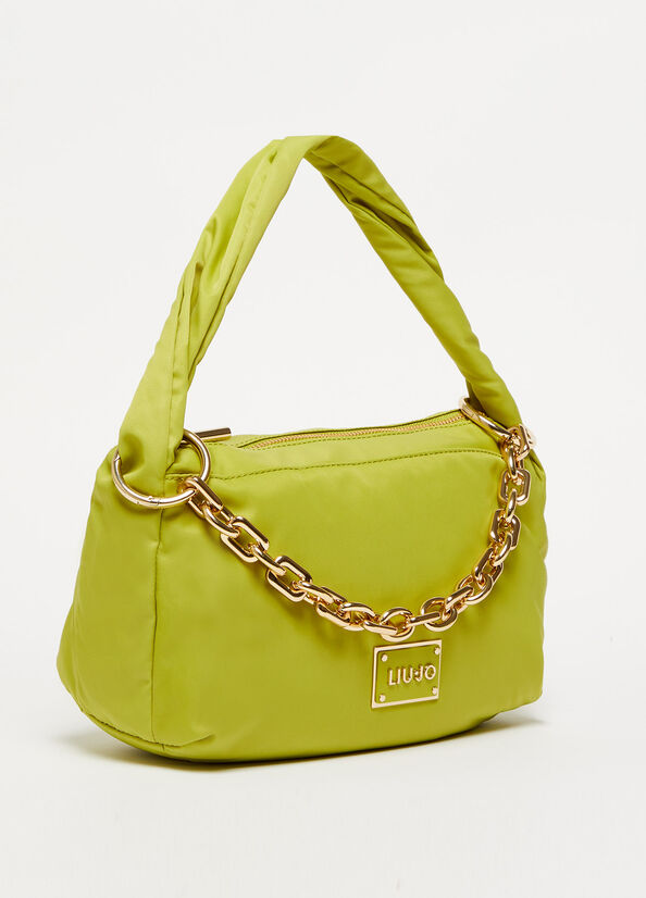 Liu Jo Shoulder With Charm Women's Shoulder Bags Green | UTZ-708936