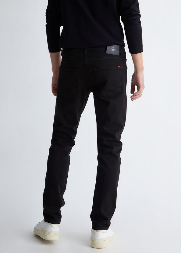 Liu Jo Slim Fit Men's Skinny Jeans Black | OID-985764