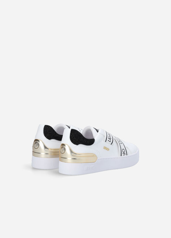 Liu Jo Slip Ons With Logo Women's Sneakers White | XGU-286475