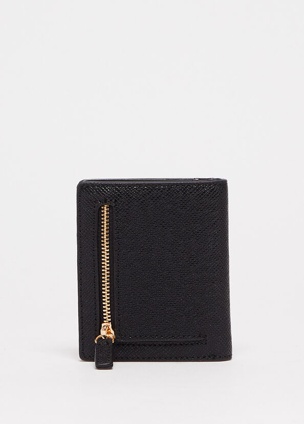 Liu Jo Small With Logo Women's Wallets Black | PYF-792143